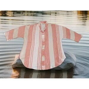 BLITZ Made in Italy Women's Blouse Tunic Linen Doleman Sleeves‎ Possible XL